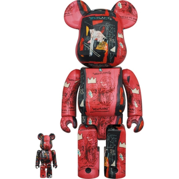 bearbrick Other - Bearbrick - andy warhol x jean-michel basquiat #1 400%